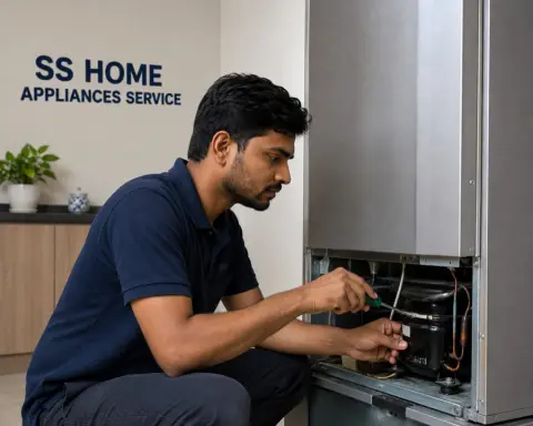 Refrigerator cooling repair service in Hubli by SS Home Appliance
